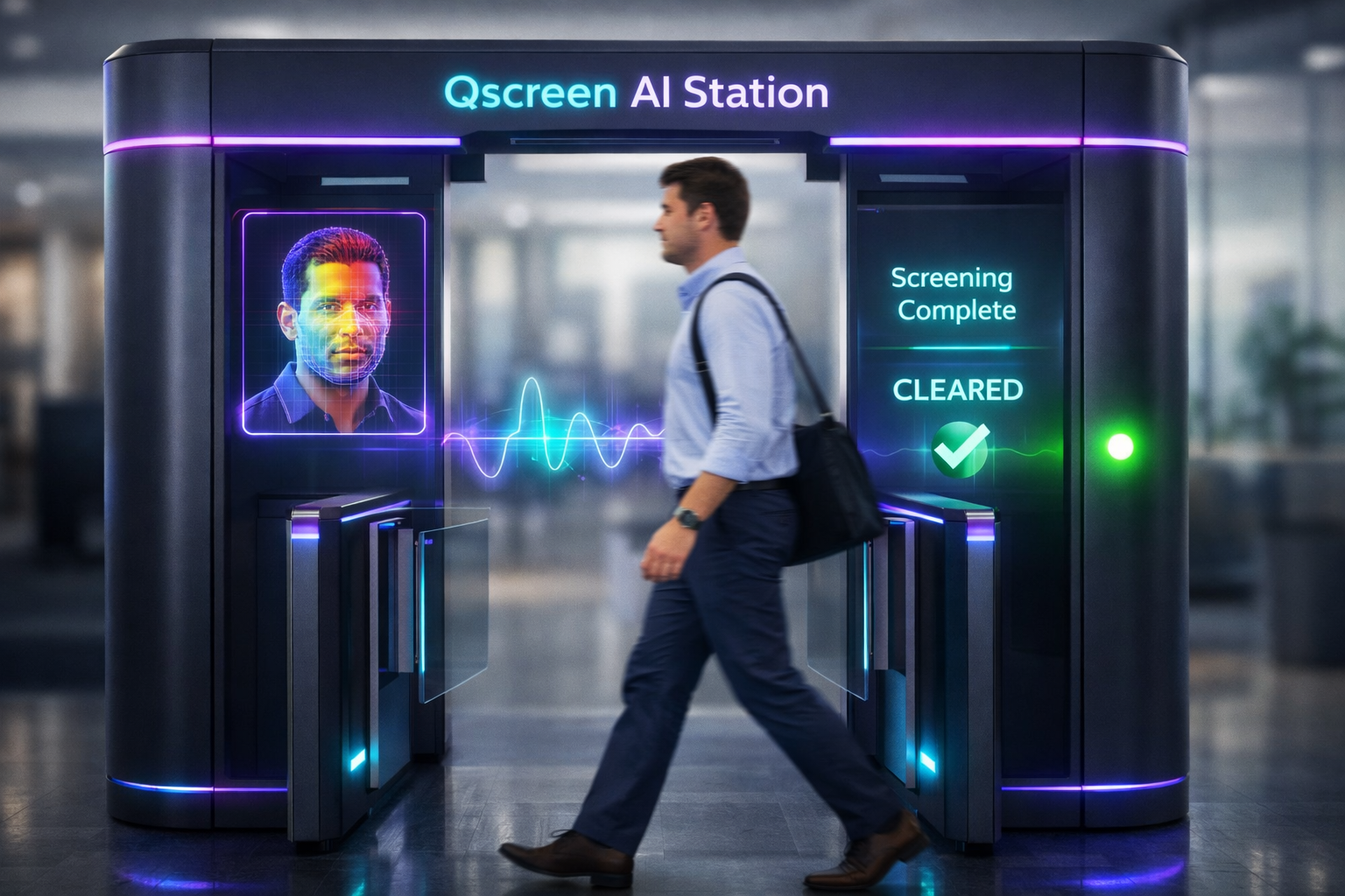 AI-powered, contactless screening that analyzes multispectral physiological indicators to detect infectious disease risk before symptoms spread.