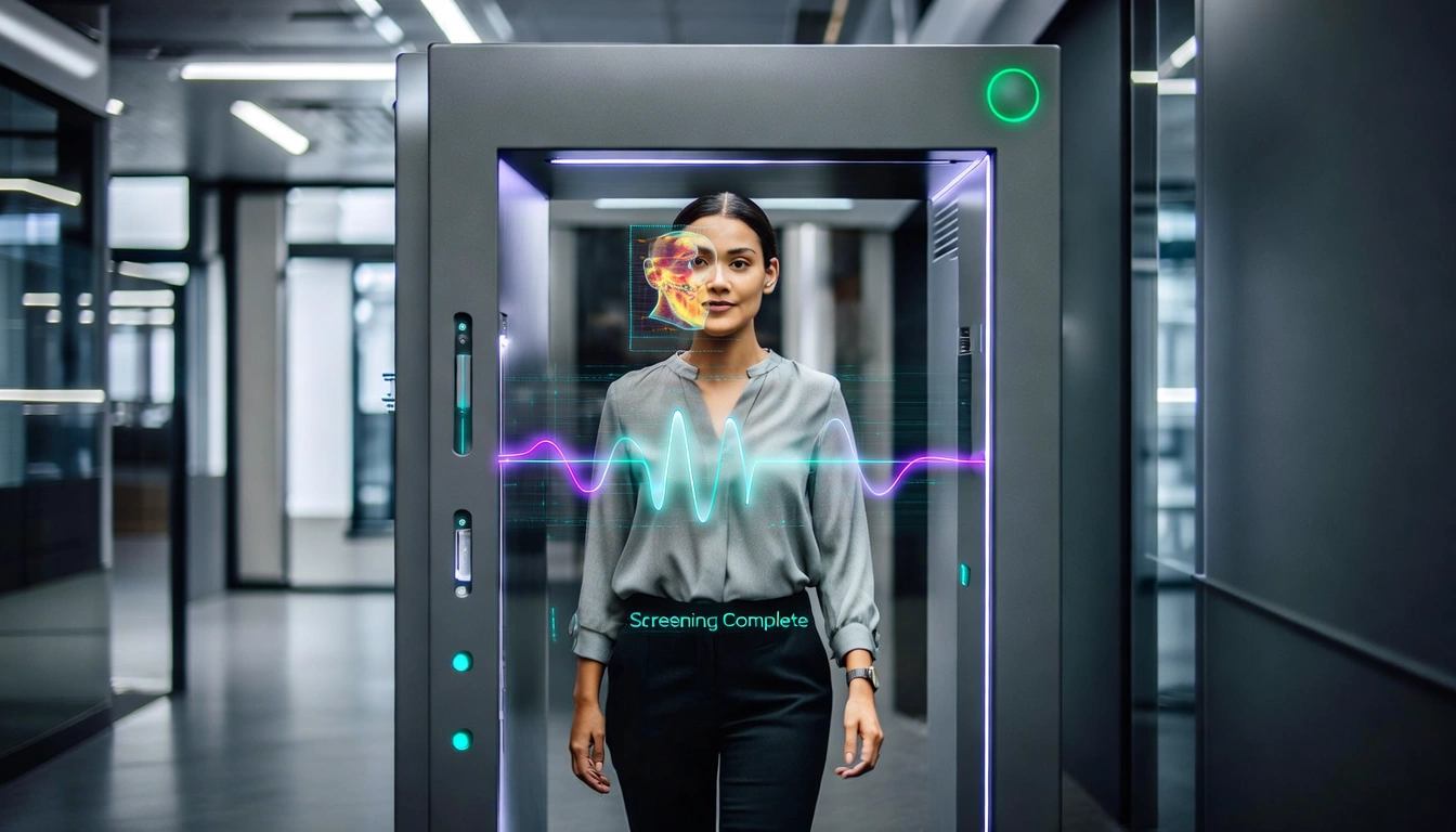 AI-powered, contactless screening that analyzes multispectral physiological indicators to detect infectious disease risk before symptoms spread.